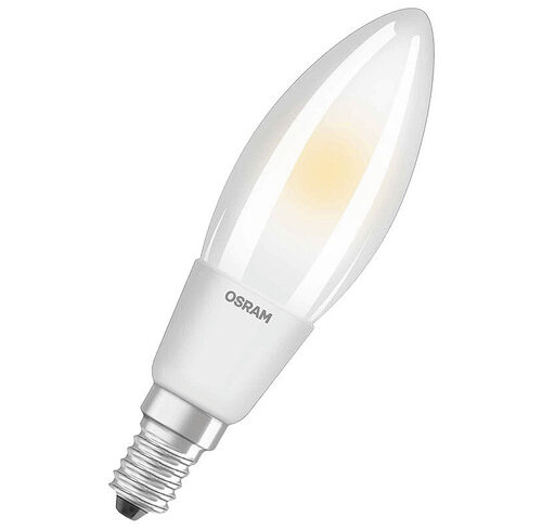 OSRAM LED SUPERSTAR 5,5-W-Filament-LED-Kerzenlampe E14, warmweiß, matt, dimmbar