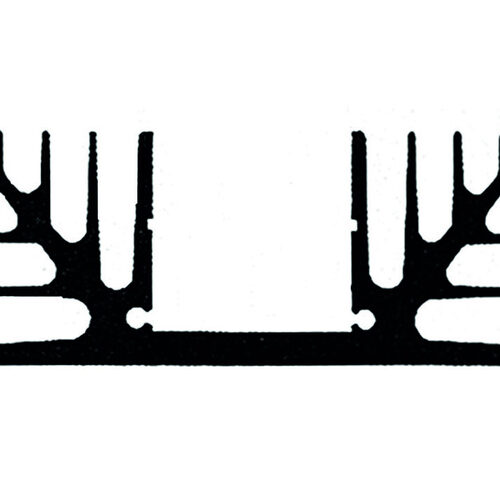 Velleman Kühlkörper 1000 mm, ohne Bohrung 0,19 K/W
