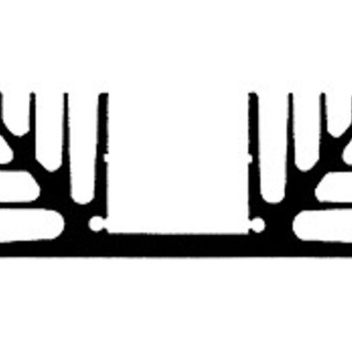 Velleman Kühlkörper 75 mm, mit 1 x TO3 Bohrung 2,5 K/W