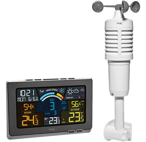 TFA Funk-Wetterstation Spring Breeze, inkl. Windmesser und Thermo-/Hygrosensor