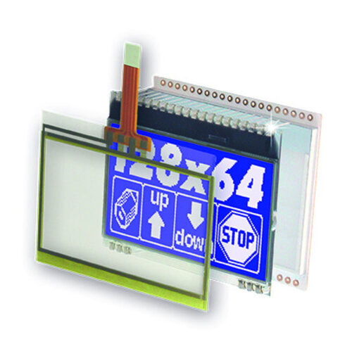 Electronic Assembly LCD-Grafikdisplay EA DOGM128 128x64 Pixel, STN blau