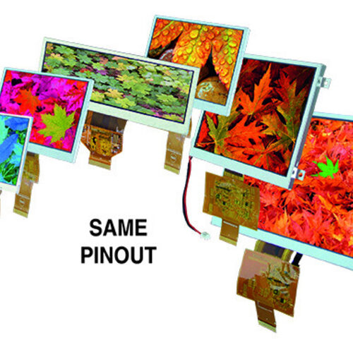 Electronic Assembly LC-Display 5,2" TFT Panel , 480x128 Pixel