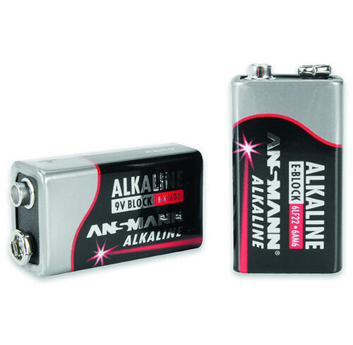 Ansmann Alkaline Batterie 9-V-Block, 1er-Pack
