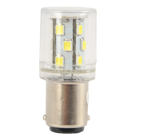 Barthelme LED 360° Rundumleuchte mit 15 LEDs, Ba15d, 12VAC/DC, 20x45mm, gelb, typ. 20lm