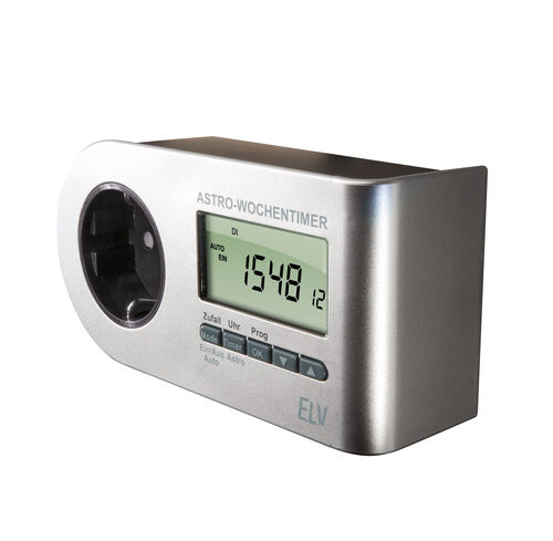 ELV WTA100 Premium-Wochentimer / Zeitschaltuhr mit Astrofunktion