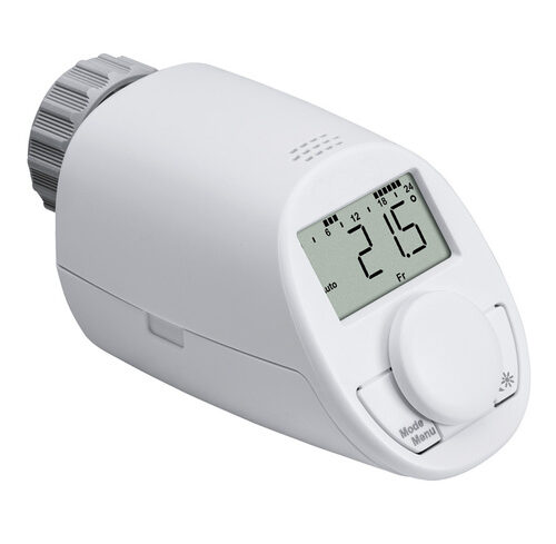 Eqiva Elektronischer Heizkörperthermostat Model N mit Boost-Funktion, leises Kompaktgetriebe