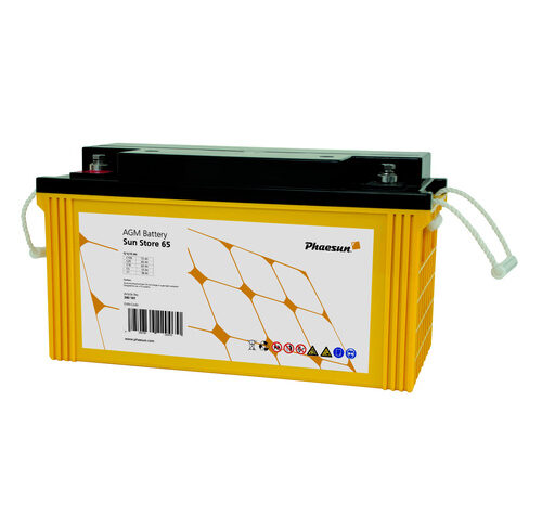 Phaesun Blei-AGM-Akku Sun Store 65, 12 V, 80 Ah