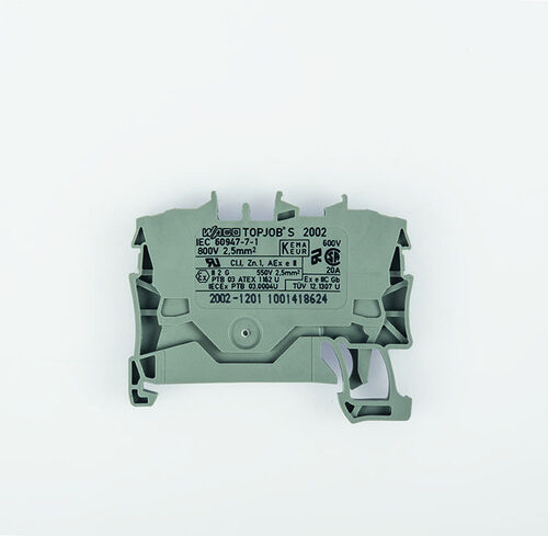 Wago 2-Leiter-Durchgangsklemme 2002-1201, Grau, 2,5 mm²