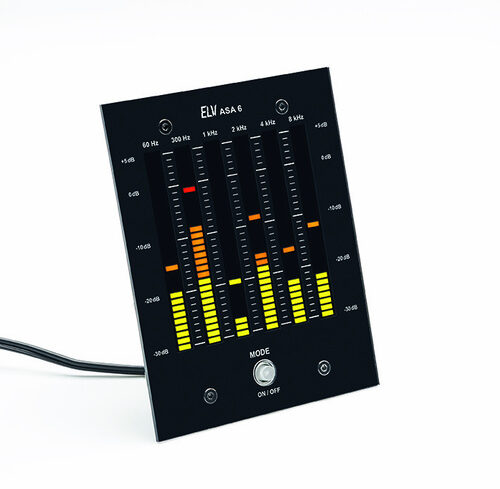 ELV Bausatz 6-Kanal Audio Spectrum Analyzer ASA6