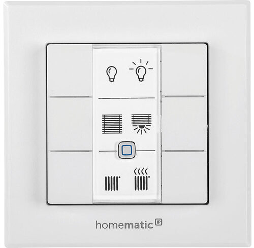 Homematic IP Smart Home Wandtaster – 6-fach, HmIP-WRC6