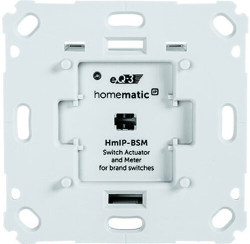 Homematic IP Smart Home Schalt-Mess-Aktor für Markenschalter, HmIP-BSM