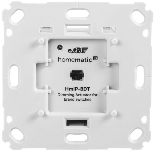 Homematic IP Smart Home Dimmaktor für Markenschalter – Phasenabschnitt, HmIP-BDT