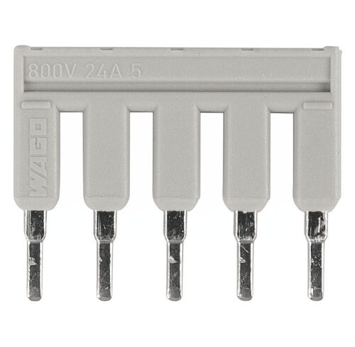 Wago Kammbrücker 2002-405, 5-fach, 25 A