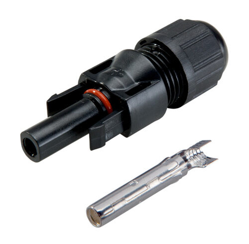 Phaesun 4mm-Solarsteckverbinder weiblich mit doppeltem Rasthaken