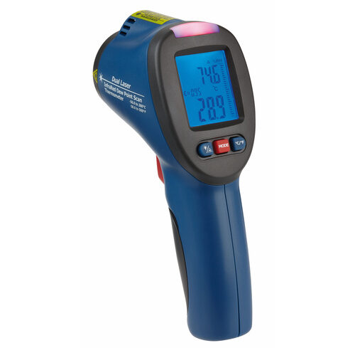 TFA Infrarot-Thermometer mit Schimmel-Detektor und Taupunkterkennung, -50 °C bis +260 °C
