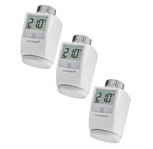 Homematic IP Smart Home 3er-Set Heizkörperthermostat, HmIP-eTRV-2
