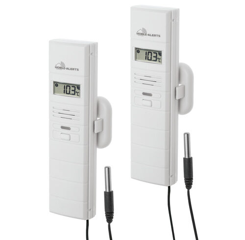 Mobile Alerts 2er-Spar-Set Temperatur-/Luftfeuchtigkeitssensor MA 10320