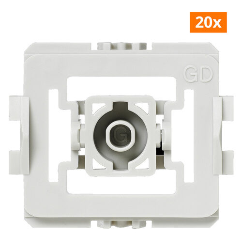 Homematic IP Smart Home Adapter Gira Duroplast, 20er Pack