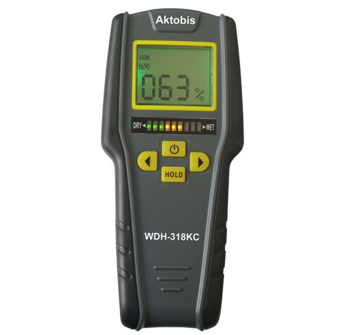 Aktobis berührungsloses Materialfeuchtemessgerät WDH-318KC