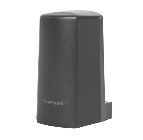 Homematic IP Smart Home Temperatur- und Luftfeuchtigkeitssensor – außen, anthrazit, HmIP-STHO-A