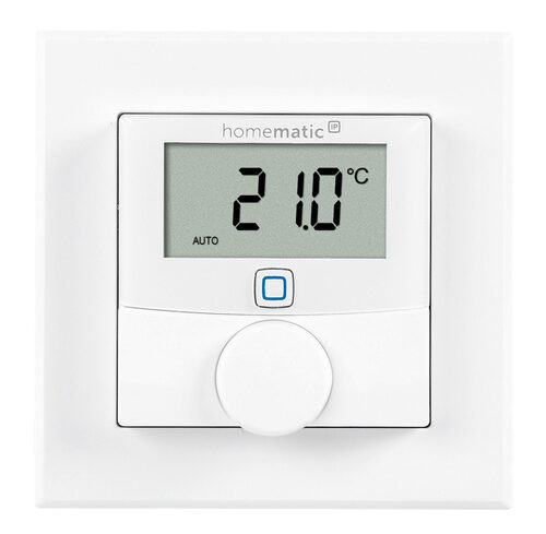 Homematic IP Smart Home Wandthermostat mit Schaltausgang – für Markenschalter, HmIP-BWTH