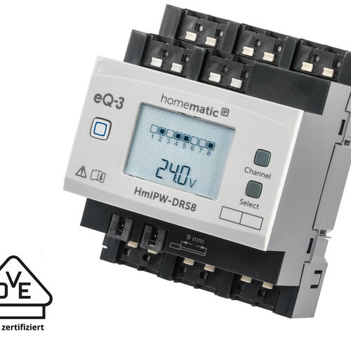 Homematic IP Wired Smart Home Schaltaktor – 8-fach, HmIPW-DRS8