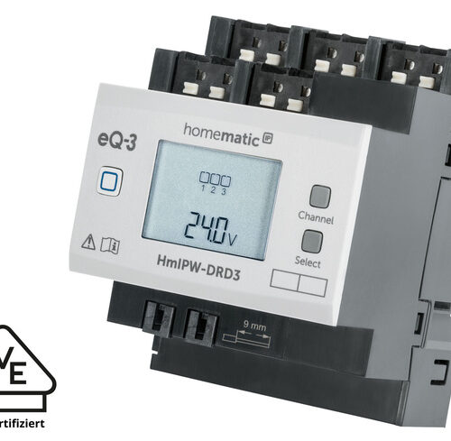 Homematic IP Wired Smart Home Dimmaktor – 3-fach, HmIPW-DRD3