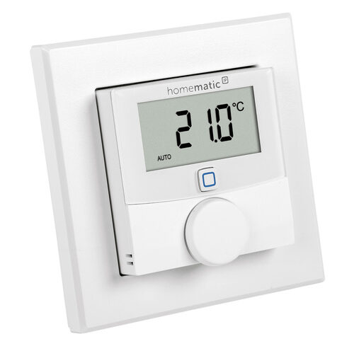 Homematic IP Wired Smart Home Wandthermostat mit Luftfeuchtigkeitssensor, HmIPW-WTH