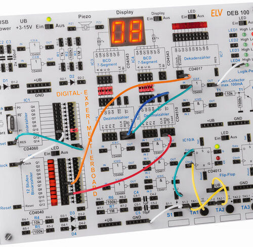 ELV Bausatz Digital-Experimentierboard DEB100