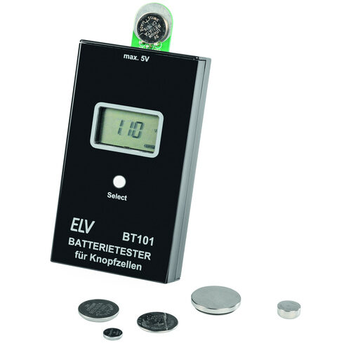 ELV Bausatz Batterietester für Knopfzellen BT101