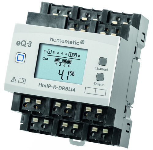 ELV Bausatz Homematic IP Funk-Jalousieaktor für Hutschienenmontage HmIP-K-DRBLI4, 4-fach