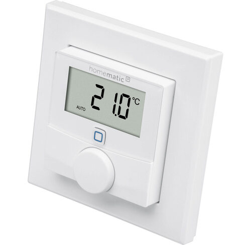 Homematic IP Smart Home Wandthermostat mit Luftfeuchtigkeitssensor, HmIP-WTH-1
