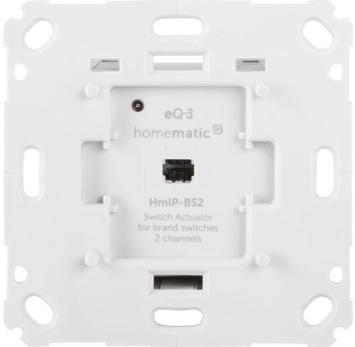 Homematic IP Smart Home Schaltaktor für Markenschalter – 2-fach, HmIP-BS2
