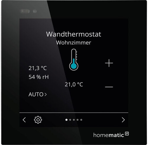 Homematic IP Wired Smart Home Glasdisplay – plus, HmIPW-WGD-PL