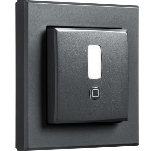 Homematic IP Smart Home Bewegungsmelder für 55er Rahmen – innen, anthrazit, HmIP-SMI55-A