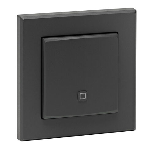 Homematic IP Wired Smart Home Temperatur- und Luftfeuchtigkeitssensor – innen, anthrazit, HmIPW-STH-A