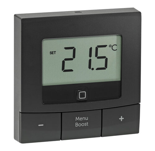 Homematic IP Smart Home Wandthermostat – basic, anthrazit, HmIP-WTH-B-A
