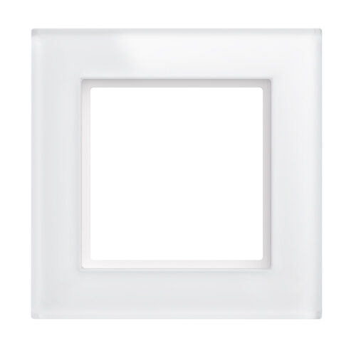 Homematic IP Glasrahmen, 1-fach, weiß, HmIP-GF1