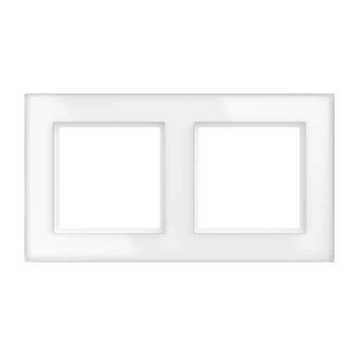 Homematic IP Glasrahmen, 2-fach, weiß, HmIP-GF2