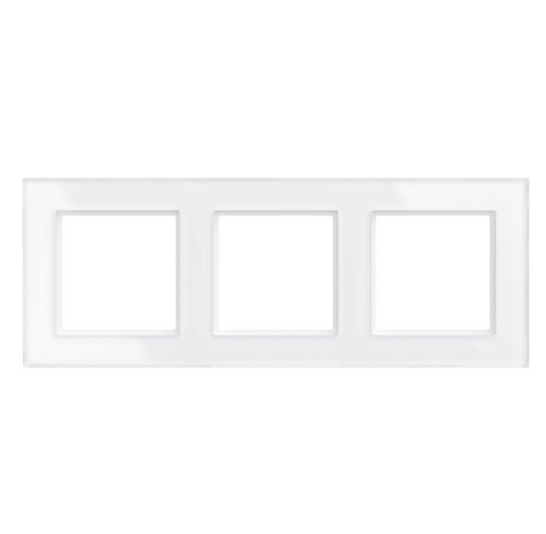 Homematic IP Glasrahmen, 3-fach, weiß, HmIP-GF3