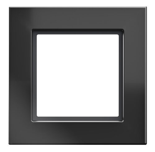 Homematic IP Glasrahmen, 1-fach, schwarz, HmIP-GF1-A