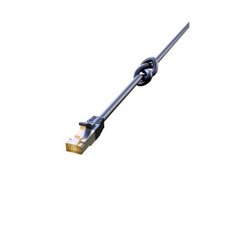 TTL-Network Patchkabel Ultra Flex Cat. 6A, blaugrau, 0,5 m