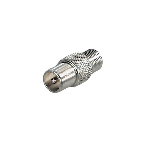 übergang F-Buchse auf Koaxial-Stecker