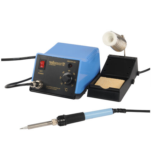 Velleman 48W-Lötstation VTSSC50N mit keramischem Heizelement und analoger Temperatureinstellung