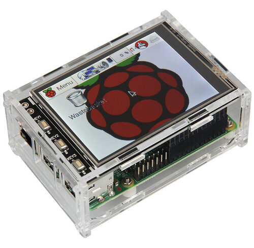 Raspberry Pi 3B+ Touch-PC, 8,9 cm (3,5") Display, komplett montiert und betriebsbereit