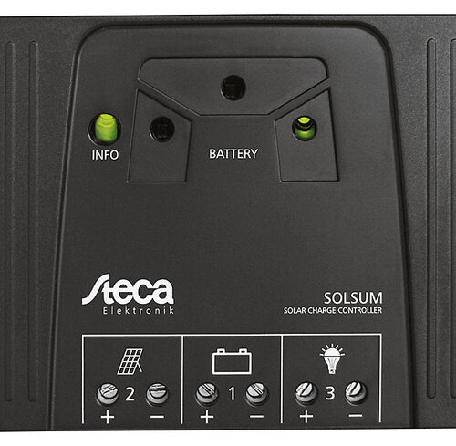 Steca Elektronik Solarladeregler 6.6F 12/24V, 6A, LED-Anzeige