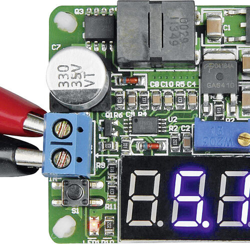 Joy-IT Buck-/Boost-Spannungswandlermodul mit stufenloser Ausgangsspannungswahl