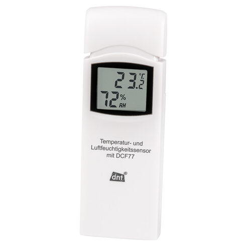 dnt Funk-Thermo-/Hygrosensor für dnt RoomLogg PRO und dnt WeatherScreen PRO, Zusatzsensor DNT000005