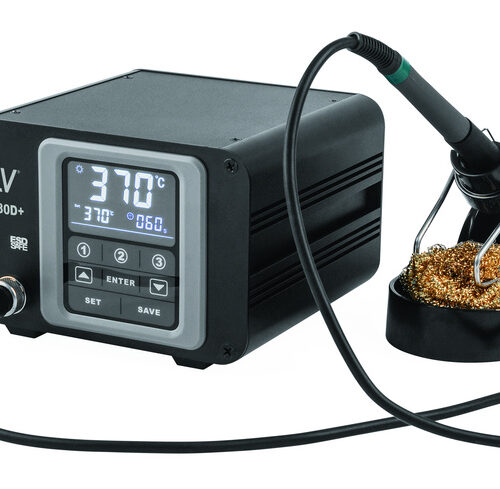 ELV Lötstation LS-180D+ mit 180 W Leistung, ESD-gerecht, Touchbedienung