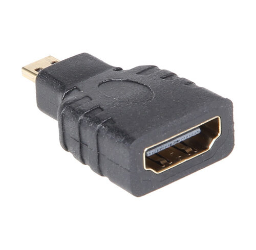 Joy-IT HDMI-Adapter HDMI-A-Buchse auf Micro-HDMI-Stecker, K-1482, schwarz